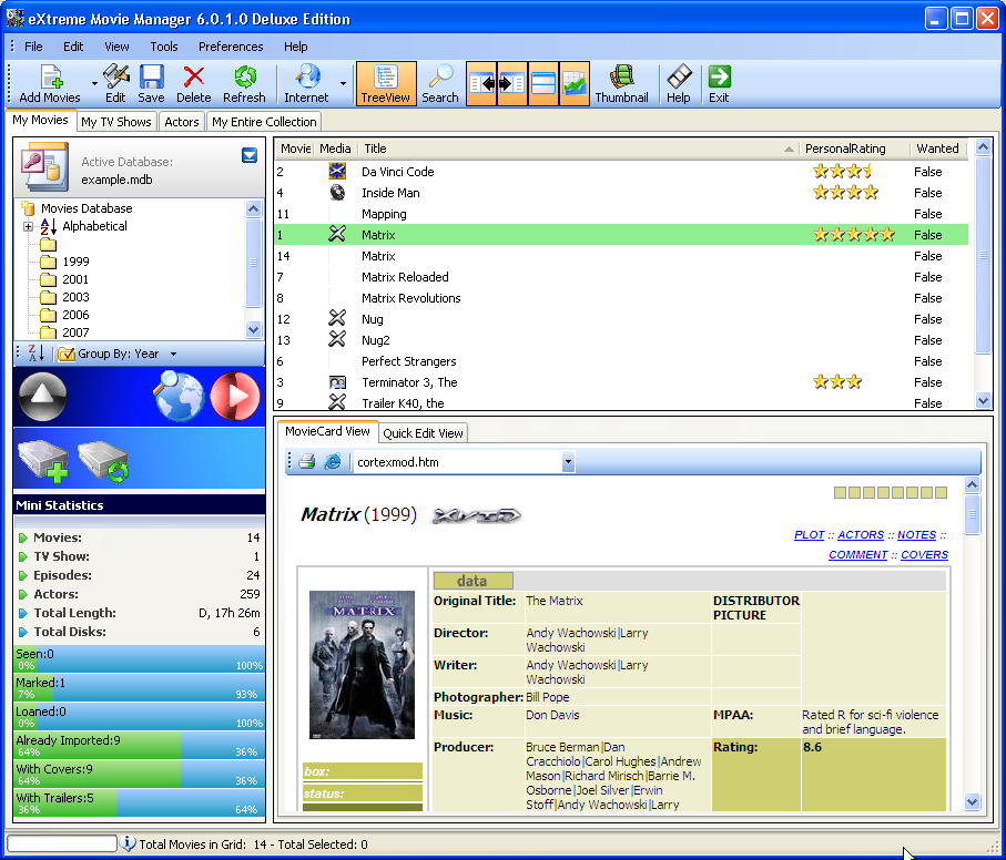Extreme movie manager v7.1.1.4 deluxe edition cracked f4cg keygen activator incl